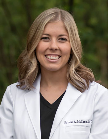 Meet Kristie McCann, PA-C, physician assistant with William E. Freeman, MD, Dermatology